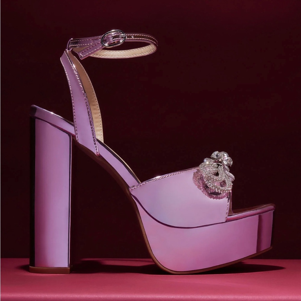 Angel Girl Platform Heels - Pink